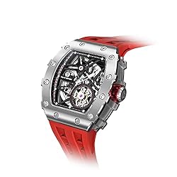 TSAR BOMBA Men's Automatic Watch Mechanical Tonneau