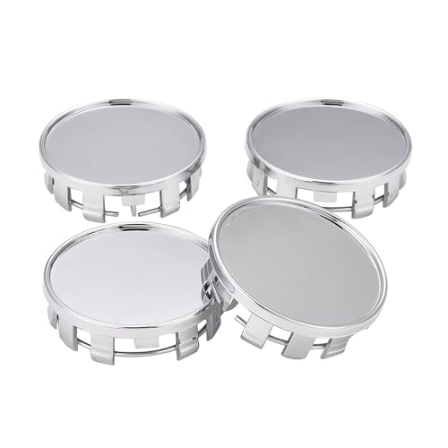 AuMoHall 4 PCS 54mm Car Wheel Center Caps Wheel Tyre Center Hub Caps Covers Replacement for Auto Vehicle Car (Silver) at Amazon