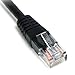 StarTech.com Cat5e Ethernet Cable - 2 ft - Black - Patch Cable - Molded Cat5e Cable - Short Network Cable - Ethernet Cord - Cat 5e Cable - 2ft (M45PATCH2BK)