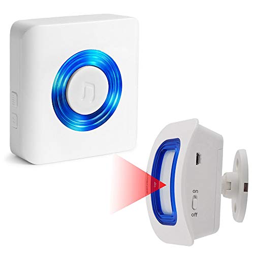 Wireless Caregiver Pager Motion Sensor Alert Room Bed Alarm and Fall