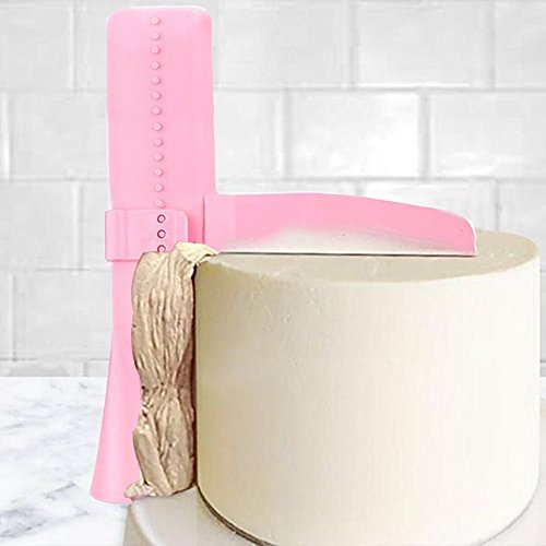 Adjustable Cake Scraper Fondant Smoother Tools,Fondant Cream Edge Polisher Decorating Tools