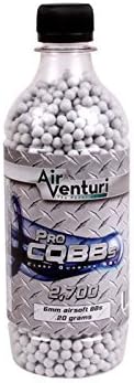 Air Venturi Pro CQBBs 6mm Airsoft BBS, 0.20g, 2,700 RDS, White