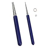 2-Piece Stainless Steel Wire Wrapping Mandrel for Jewelry Design - Make Your Own Jump Rings