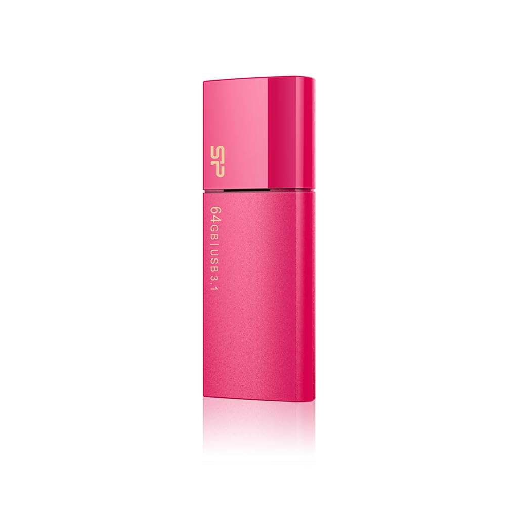 Silicon Power 16 GB Blaze B05 USB 3.1 Gen1 interface up to 150 Mb/s, retractable design, black