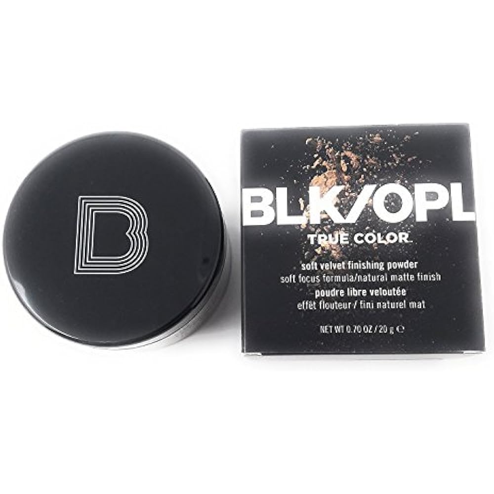 Powder Black Opal 0.7 Ounce True Color Soft Velvet Finishing Medium