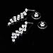 Bridal Wedding Pageant Jewelry Rhinestone Necklace Earring Set