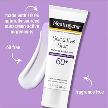 sensitive skin sunscreen lotion broad spectrum spf 60