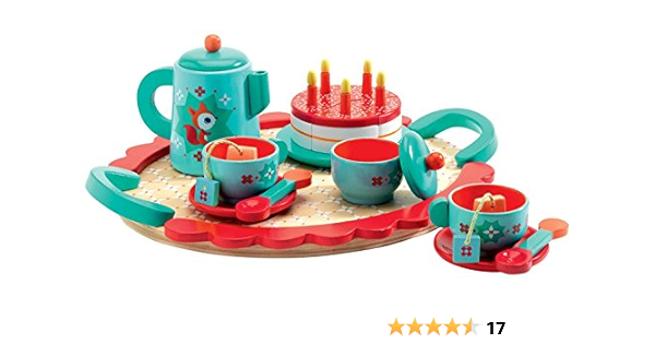 Djeco Fox's Party Tea Set with Cake 