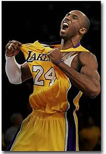 Amazon.com: #Kobe #Bryant Shout Basketball Sports PosterGifts for Fan
