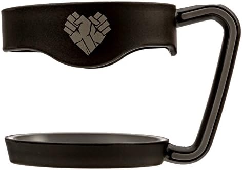 HD Tumbler Handle for all 30oz Tumblers including - The Hero Tumbler, Yeti Rambler, Rtic, Ozark Trail and more (Black)