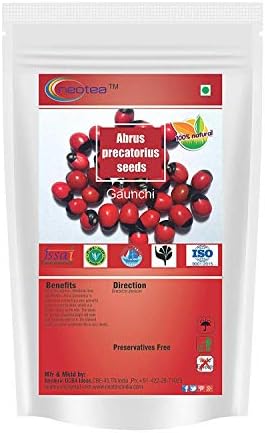 Neotea Abrus Precatorius Seeds, Gundumani, Gaunchi, 100 G