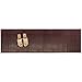 mDesign Water-Resistant Bamboo Floor Mat for Bathroom - Extra Large, Mocha Brown