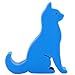 Plinrise Mini Cat Shape Cute Cell Phone Mounts Phone Stand Candy Color Creative Material of ABS, for Phone(Blue)