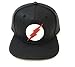 The Flash Logo Black Snapback Baseball Hat
