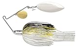 Terminator T1 Spinnerbait-Colorado/Willow, Gold/Nickel Blade (Crappie, 3/8-Ounce)