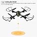 iBaseToy RC Quadcopter Drone with Camera Live Video 720P HD Altitude Hold Equipped with Headless Mode Gravity Sensor RTF Helicopter for Beginner