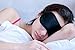 Sleep Mask for Comfortable Sleeping – Contoured & Adjustable Eye Mask and Bonus Ear Plug Set, Super Soft Blindfold with Easy Strap which Blocks Light - For Day Sleeping, Naps & Night.(Black)