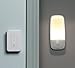 Light It! By Fulcrum, LED Wireless Wall Sconce with Remote Control, White, Battery Operated, 2 Piece