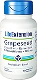 Life Extension Grapeseed Extract with Resveratrol and Pterostilbene 100 MG, 60 Vegetarian Capsules