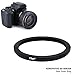 Kiwifotos 58mm-52mm Step-Down Adapter Ring for Lenses (58mm Lens to 52mm Filter, Hood, Lens Converter and Other Accessories)