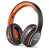 Wireless-Headphones-Over-Ear-WorWoder-50-Hrs-Playtime-Bluetooth-Headphones-Foldable-Hi-Fi-Stereo-Soft-Earmuffs-Light-Weight-Built-in-HD-Mic--Wired-Mode-for-Cellphone-PC-TV-Black-Orange WorWoder Wireless Headphones Over Ear, 80 Hours Playtime Bluetooth Headphones, Hi-Fi Stereo Sound with Microphone…