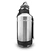 New Wave Enviro 40oz Stainless Steel Water Bottle with Durable Nylon Strap & Flip N' Sip Cap, Lightweight Natural Design