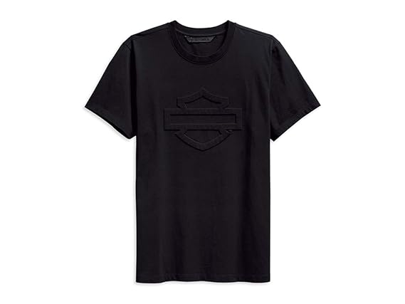 Harley Davidson T-Shirt 3D Logo schwarz, XL