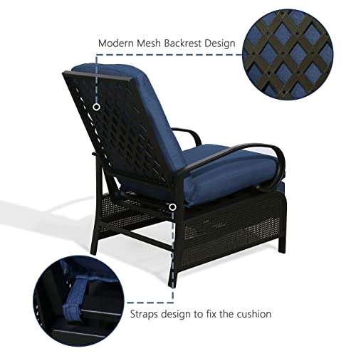 Patio Tree Outdoor Reclining Lounge Chair Patio Relaxing Recliner Chair