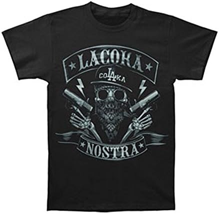 La Coka Nostra Men's Airbrush T-shirt Black