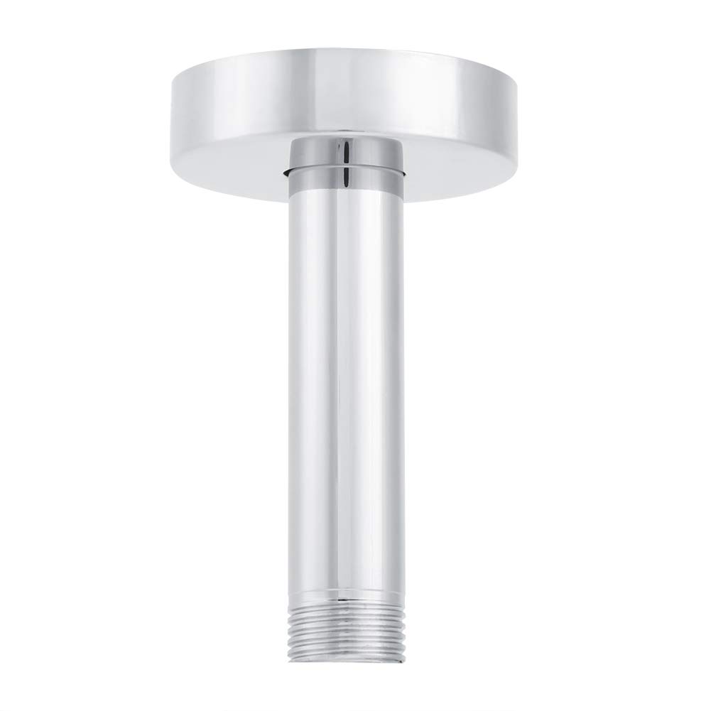 Ceiling Mount Shower Arm,G1/2in Stainless Steel Replacement Rain Shower Head Straight Arm Ceiling-Mounted for Fixed Shower Head