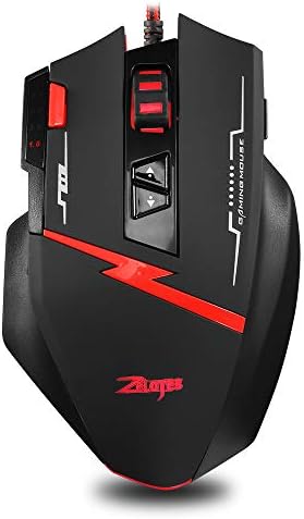 Docooler Mouse Gaming Mouse Wired Optical Portable Mouse 2500 DPI Adjustable 8 Buttons Backlight Mice