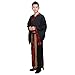 Ez-sofei Men Chinese Traditional Ancient Kung Fu Hanfu Cosplay Costume (Black, S)