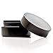Infinity Jars Screw Top Jar 30 Ml (1 fl OZ) Black Ultraviolet Refillable Cosmetic Style Travel Bottles Glass Jar Empty Cosmetic Lotion Containers for DIY Beauty products, Creams or Ointment Sample