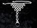 2 Pcs Fashion Women Girl Rhinestone Hand Harness Bracelet Bangle Slave Chain Link Finger Ring Bracelet (Pattern A)