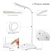 Hapurs Desk Reading Lamp Torch, Portable Flexible Eye-friendly Neck LED Light with 3 level adjustable Brightness book light, Rechargeable Lithium Battery USB LED Book Light Camping Lamp.