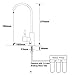Ufaucet Modern Stainless Steel Kitchen Water Filter Faucet