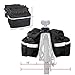 Ationgle Bike Rear Bag Bicycle Panniers Waterproof Cycling Bike Carrier Trunk for Outdoor Cycling Trips Handbag with Carrying Handle Reflective Belt Packages for Riding at Nightthumb 2