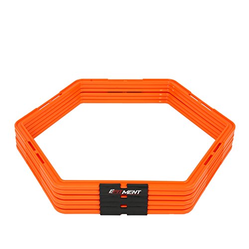 Hexagonal Hex Speed Rings, Agility Rings for Fitness Training by EFITMENT - A009 - Thumbnail 5