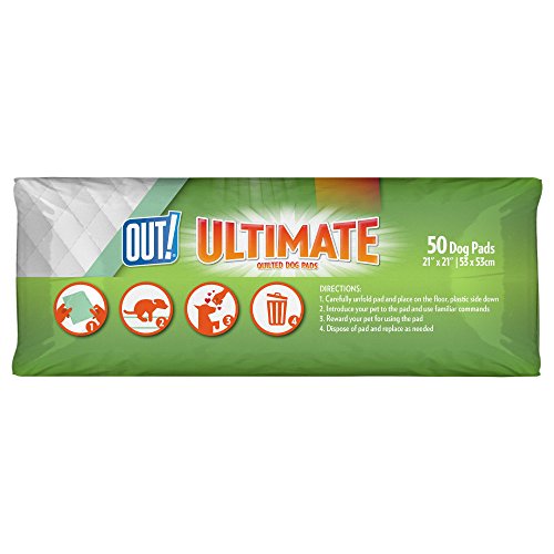 OUT! Ultimate Pro-Grip Dog and Puppy Pads, Regular - 50-Count