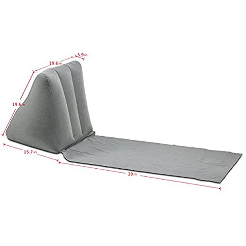 Inflatable Beach Lounge Chair Mat Air Pillow Cushion Portable Relax Couch