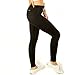 Sport-it Yoga Leggings Tights Workout Pants With Pockets - Women's Active Wear (Black/Small)