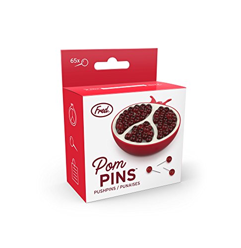 Genuine Fred POM Pomegranate-Style Push Pin Holder, One Size