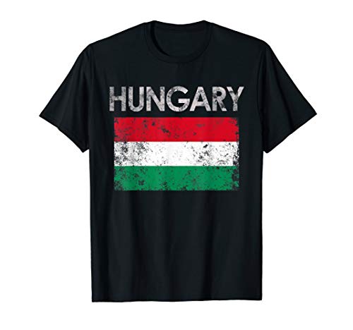 Vintage Hungary Flag Tee Shirts Co.Vintage Hungary Hungarian Flag Pride Gift T-Shirt
