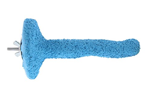 Sweet Feet and Beak Thermal-Lite Natural Patented Perch, X-Small - Blue- Perfect for Keeping your Bird's Feet and Beaks Healthy - Thumbnail 2