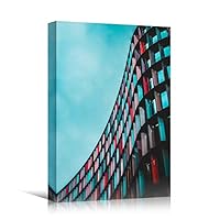 Canvas Wall Art Assorted Color Windows Abstract Architecture & Maps Building Chic Home Office Photography - 12x18 inches