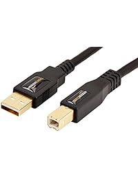 Basics Cable USB 2.0   Macho A a Macho B   6 pies, Negro 6 patas