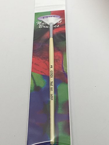 Ginza Japan Professional Nail Art Painting Fan Brush For UV Gel Nails. Drawing Multiple Orderly Line At One Time. #2