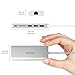Lenovo USB C Hub, 6 in 1 USB C Adapter with Ethernet, 4K HDMI, USB C Power Delivery, 2 USB 3.0 Ports, SD Card Reader, Portable for The Mac Pro and Other Type C Laptops