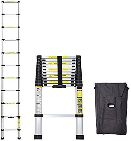 Nlyefa 10.5 FT Aluminium Multi-Purpose Telescopic Ladder Extension Foldable Steps