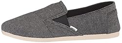 TOMS Women's Redondo Loafer Flat, Black Twill